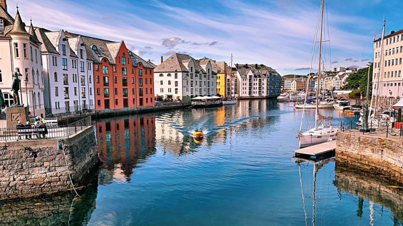 SAS Airlines Alesund Office in Norway