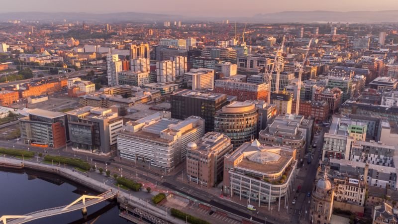 Lufthansa Airlines Glasgow Office in Scotland