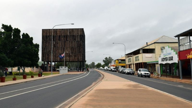 Qantas Airways Barcaldine Office in Australia
